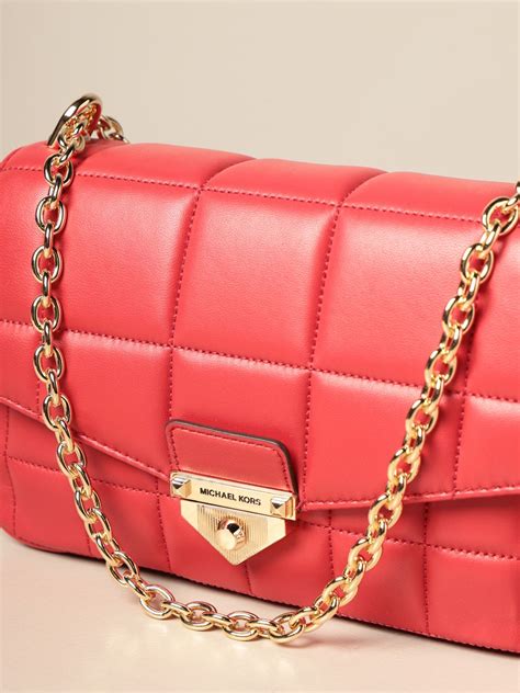 red leather michael kors bag|michael kors red crossbody bag.